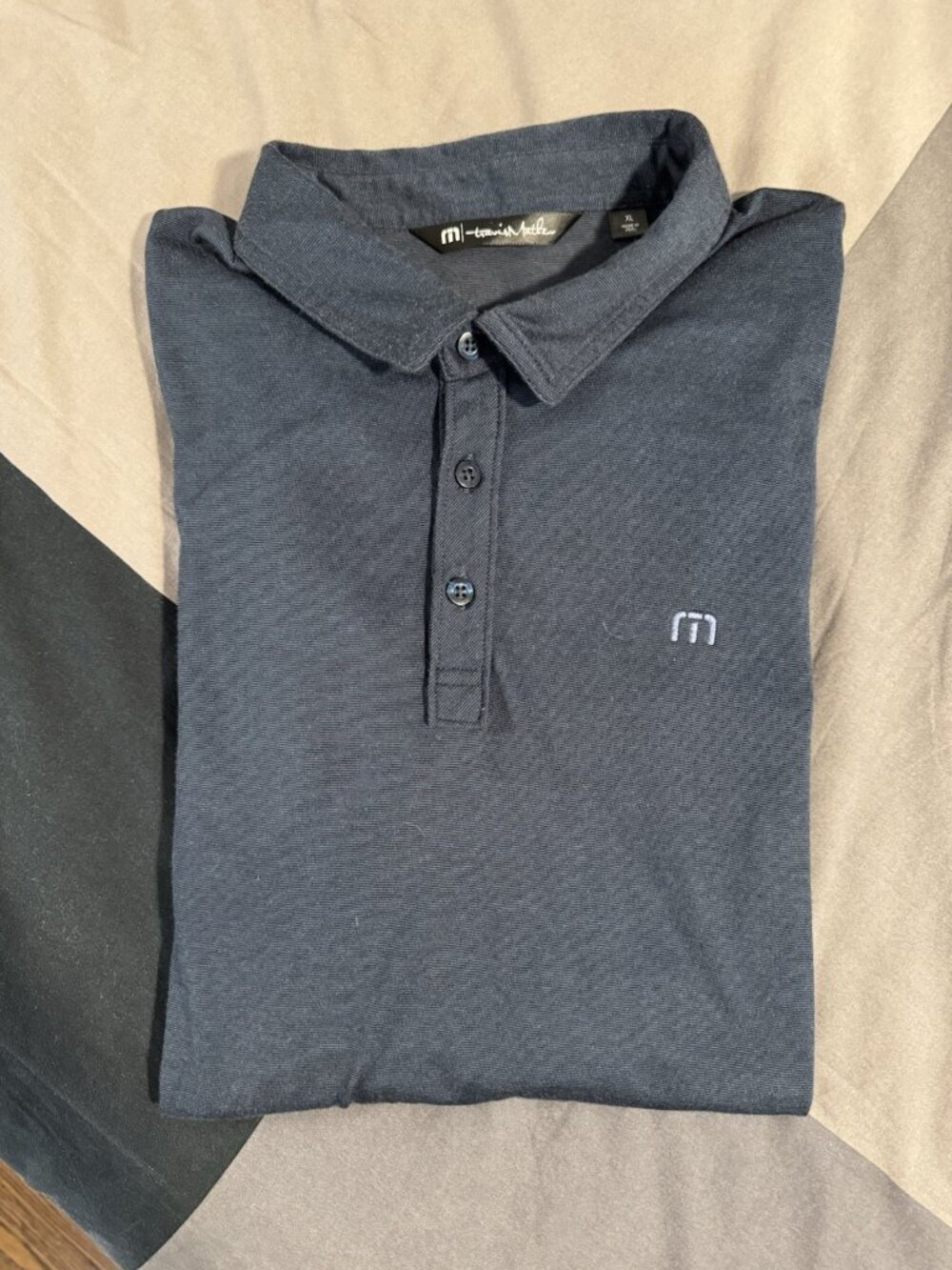 TravisMathew Golf Polo Men's XL Navy Blue